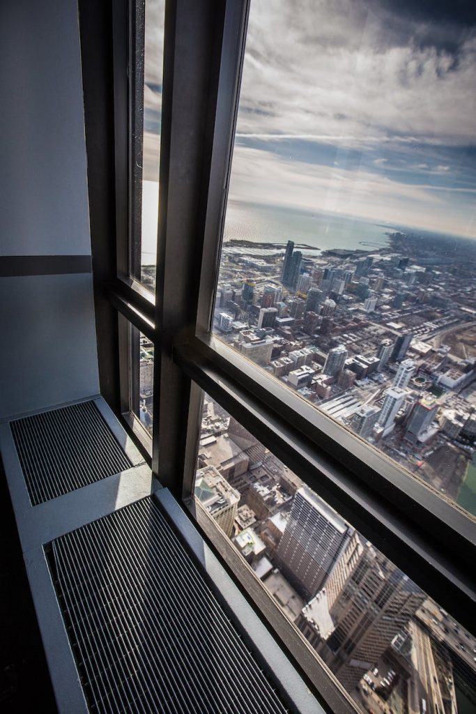 black and gray wooden display cabinet